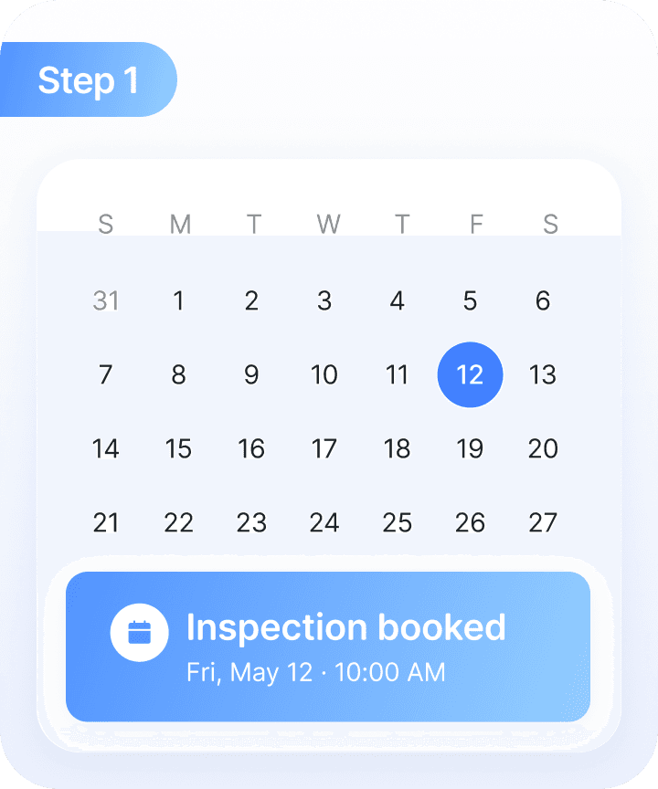 Step 1 — Book your free scan